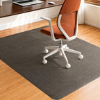 Funwheat Woven Office Chair Mat for Hardwood Floor, 48 x 60 in, Espresso by FunWheat