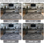 48"x72" Office Chair Mat for Hardwood Floor, Non-Slip Washable Black - Image 6