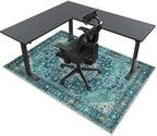 Anidaroel 46"x72" Chair Mat for Hardwood Floor/Tile Floor, Desk Chair Mat for Hard Floors, Under Desk Rug Protector for Rolling Chair, Computer Gaming Chair Mat, Low Pile Carpet Floor Mat by Anidaroel