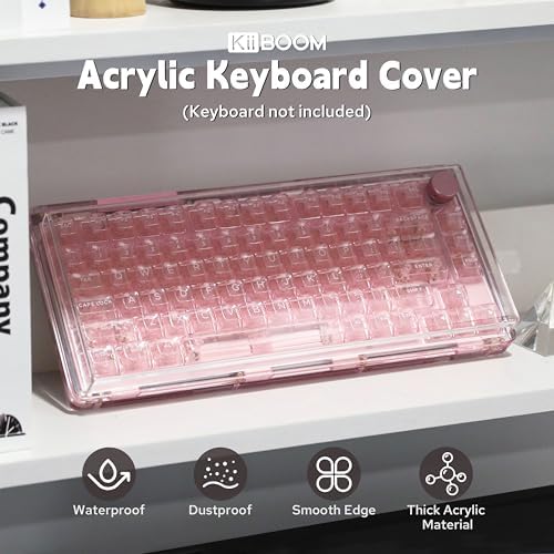 MechLands Aula F75 PRO 75% Gaming Keyboard with KiiBoom Premium Acrylic Transparent Keyboard Dust Cover - Image 6