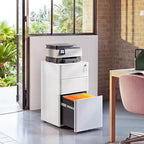 DEVAISE 3 Drawer File Cabinet on Wheels, Fully Assembled Except Casters - Image 2