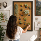 24x36 Framed Cork Board for Hallway Decor, Large Vision Board, Black Gold - Image 6