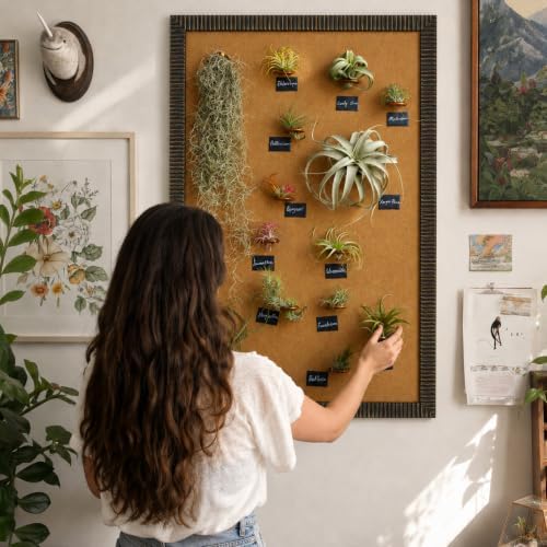 24x36 Framed Cork Board for Hallway Decor, Large Vision Board, Black Gold - Image 6
