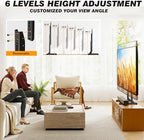 5Rcom Table Top TV Stand Universal for 35-88 Inch Flat & Curved TVs (Pack of 2) - Image 2