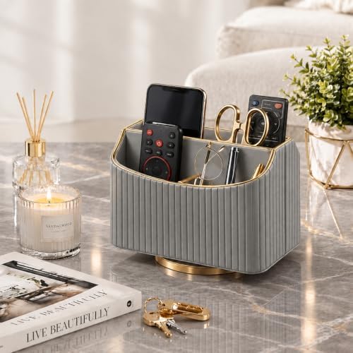 360°Rotating Remote Control Holder, Pencil Pen Holder for Desk,Remote Caddy - Image 4