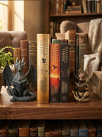 Stylor Fantasy Dragon Bookends Set of 2, Romantasy Bookish Gifts - Image 6