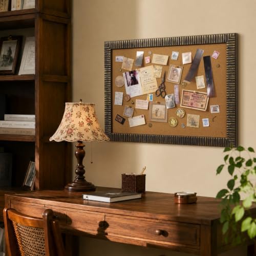 16x20 Vintage Framed Cork Board for Vision, Wedding Planning,Black Gold - Image 6