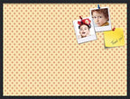 PinPix 40x30 inch Cork Bulletin Board. This Decorative Framed Pin Board Comes with Diamonds in Red and Yellow Design and Satin Black. Ideal for Home, Office Decor or School (PinPix-333) by PinPixBulletinBoards