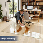 48"x72" Tempered Glass Chair Mat for Carpet - Image 5
