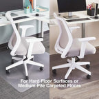 Staples Medium-Pile Carpet & Hard Floor Chair Mat, 46x48 Inch - Image 2