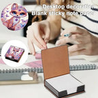Diamond Art Painting Note Box, 4pcs Purple Animals PU Gem Art Storage Container with 640 Sheets, Relaxing DIY Craft Kit for Home Office Organization Birthday Anniversary - Image 2