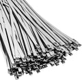 LEIFIDE 500 Pcs Stainless Steel Zip Ties 304 Metal Cable,0.31 X 11.8 Inch by LEIFIDE
