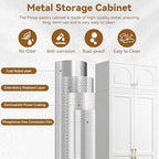 Polup Kitchen Pantry Cabinet, 86" Tall Metal Storage Cabinet with Doors - Image 4