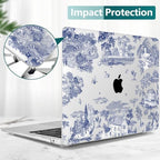 DONGKE Case for MacBook Air 13 Inch (2021-2018 Models A2337 M1/A2179/A1932), Toile Pattern Hard Shell Case with Keyboard Protector, Compatible with Retina Display and Touch ID - Image 7