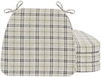 AAAAAcessories Chair Cushions for Dining Chairs, 17 x 16 x 2 in, Set of 4 by AAAAAcessories
