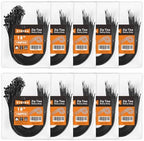 18 inch Black Zip Ties Heavy Duty 1000 Pack Long Cable Ties 75 LBS by Eletoo