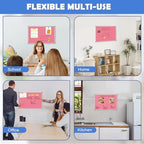Double-Sided White Board Dry Erase Magnetic Whiteboard Wall 24x18 Pink - Image 4