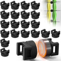 Magnetic Zip Tie Mount, 25LBS Strong Magnetic Wire Holder, Multipurpose Magnet Zip Tie Mount, Waterproof Magnet Cable Tie Holders for Home Office Marine Automotive Electrical Wiring Management by Unknown