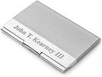 Executive Gift Shoppe | Custom Engraved Engine Turned Business Card Holder & Case by ExecutiveGiftShoppe