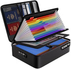 ENGPOW Fireproof File Organizer Bag with 13 Pockets Accordion File Folder by ENGPOW