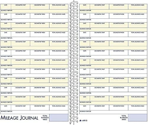 Adams AFR12 Vehicle Mileage and Expense Book 5 1/4 x 8 1/2 49 Forms 63 Pages - Image 2