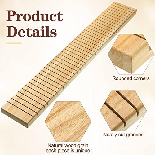 Wesiti 6 Pcs Wooden Name Badge Holder Organizer Tray Office, Wood Color - Image 5