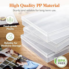 Lifewit 20 Pcs Photo Storage Box for 4"x 6" Pictures, Acid-Free, Clear - Image 5