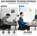ALASHI Laptop Stand for Desk with 360° Rotating Base, Multi-Angle Adjustable Laptop Stands, Foldable Laptop Riser Compatible with 10 to 17 Inches PC Computer, Purple - Image 7
