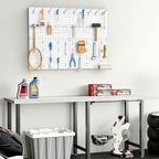 EVERHANGER Metal Pegboard Panels, Heavy Duty Pegboard Wall Organizer - Image 6