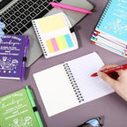 Resurhang 24 Sets Housekeeper Week Appreciation Gifts Housekeepers Cleaning Design Notebook with Pen in Holder and Sticky Note Notepad Index Tab Team Inspirational Gift for Housekeeping Employee - Image 7