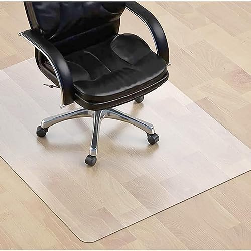 SALLOUS Clear Chair Mat, 47"x36" Office Chair Mat for Hard Floors, Vinyl Desk Chair Mat Protector for Hard Surface (Clear) by SALLOUS