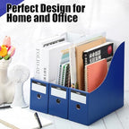 Thenshop 24 Pcs Magazine Files Cardboard Holders,Classic,Navy Blue - Image 3