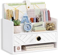 Desk Organizer with Drawer, Countertop Bill Mail Organizer and File Storage by dreampossible