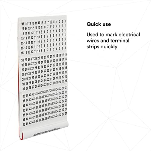 3M ScotchCode Pre-Printed Wire Marker Book SPB-03 - Image 5