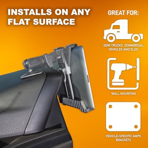 iBOLT TabDock BizMount AMPS Tablet Drill Base Mount 7-11" for Trucks - Image 5
