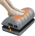 Snailax Heated Foot Rest Under Desk, Adjustable Height Foot Stool by Snailax