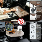 Car Desk for Laptop, 360° Swivel Height-Adjustable Cup Holder Laptop Mount - Image 6