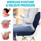 FORTEM Seat Cushion & Lumbar Support for Office Chair, Wheelchair, Car - Image 5