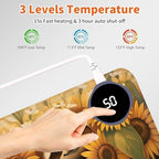 Heated Desk Pad & Mouse Pad, 3 Heat Levels, 3-Hour Auto Shut-Off - Image 5