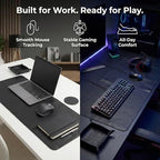 LL LEATHER LOVERS Leather Desk Mat, 19" x 30" Black, Desk Mouse Pads on Top of Desks, Non Slip Top Grain Leather Desk Blotter, Laptop Desk Mat, Desk Writing Pad for Office and Home - Image 5