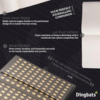 Dingbats* - Wildlife Plain Extra Large A4 Notebook - PU Leather Hardcover Journal for Work, Writing - Pocket, Elastic Closure, Pen Holder, Bookmark - Image 4