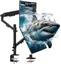 WALI Vertical Dual Monitor Mount for 13-40 inch Screens, up to 26.4 lbs by WALI
