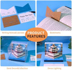 3D Memo Pad, 3D Calendar 2027, Time Piece Calendar, Tear-Off Calendars 2027, 3D Paper Carving Art Memo Pad, Art Carving Sticky Notes for Office Home Gifts Ornaments (Corner Tower) - Image 5