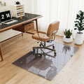 [Tempered Glass] 30" x 48" Glass Office Chair Mat for Carpet by KOONMI