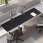 Mydours PU Leather Desk Pad, Large XXL 67"x15.7" Mouse Mat, (Black) - Image 3