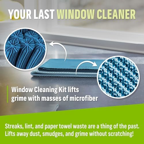 E-Cloth Window and Glass Cleaner Kit, Just Add Water - 2 Kits - Image 5