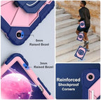 Scnioy for Galaxy Tab A11+ Plus / A9+ Case 11 Inch 2025/2023, Navy Rose - Image 3