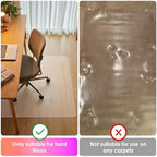 Azadx Office Chair Mat for Hardwood Floor 36 X 48'', Plastic Mat for Office - Image 3