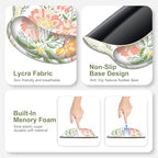 Desk Mat, 4in1 Large Mouse Pad with Wrist Rest, Cute Desk Matt for Desktop, Deskpad Mat, Anti-Slip XXL Computer Ergonomic Mousepad with Wrist Support for Keyboard and Mouse I Elegant Daisy Florals - Image 6