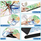 Desk Mat Set Keyboard and Mouse Pad with Wrist Rest Support - Image 5